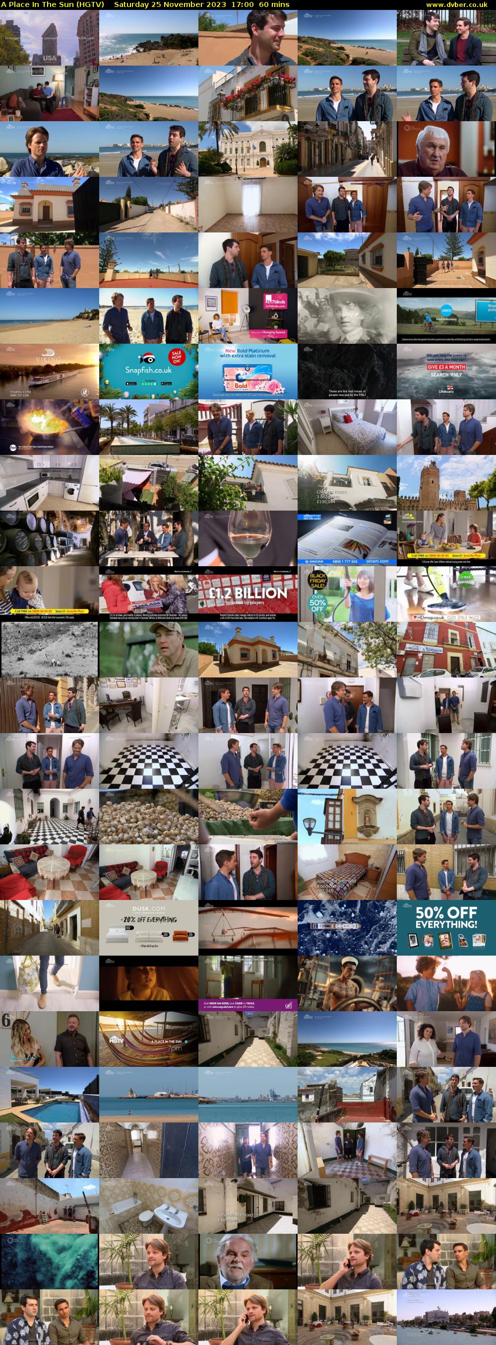 A Place In The Sun (HGTV) Saturday 25 November 2023 17:00 - 18:00