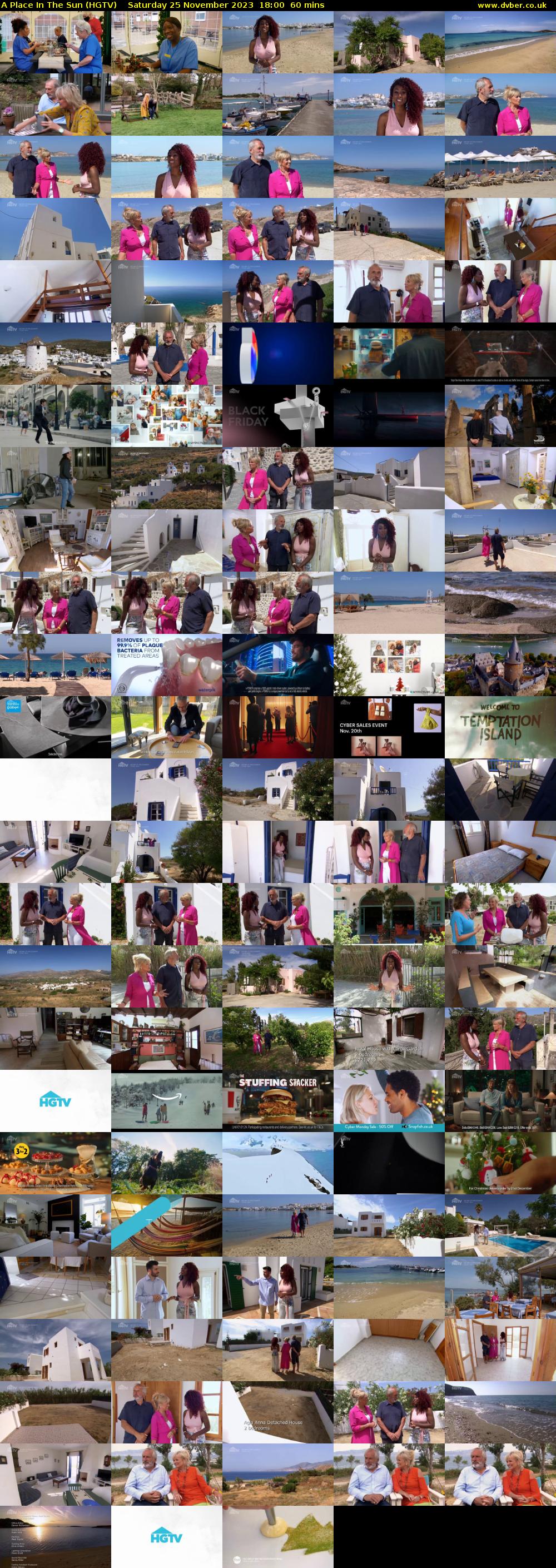 A Place In The Sun (HGTV) Saturday 25 November 2023 18:00 - 19:00