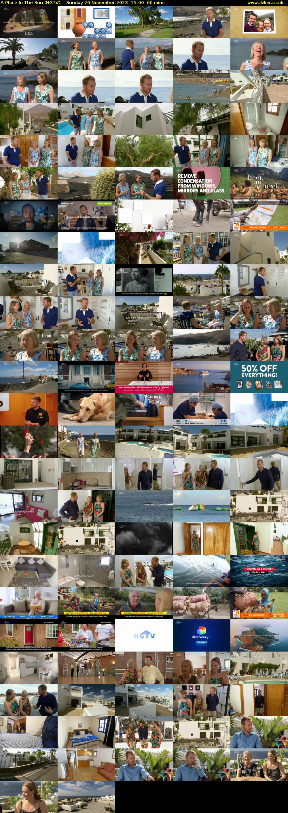 A Place In The Sun (HGTV) Sunday 26 November 2023 15:00 - 16:00