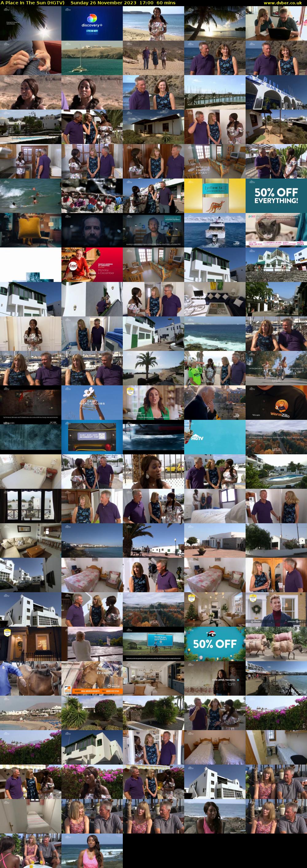 A Place In The Sun (HGTV) Sunday 26 November 2023 17:00 - 18:00