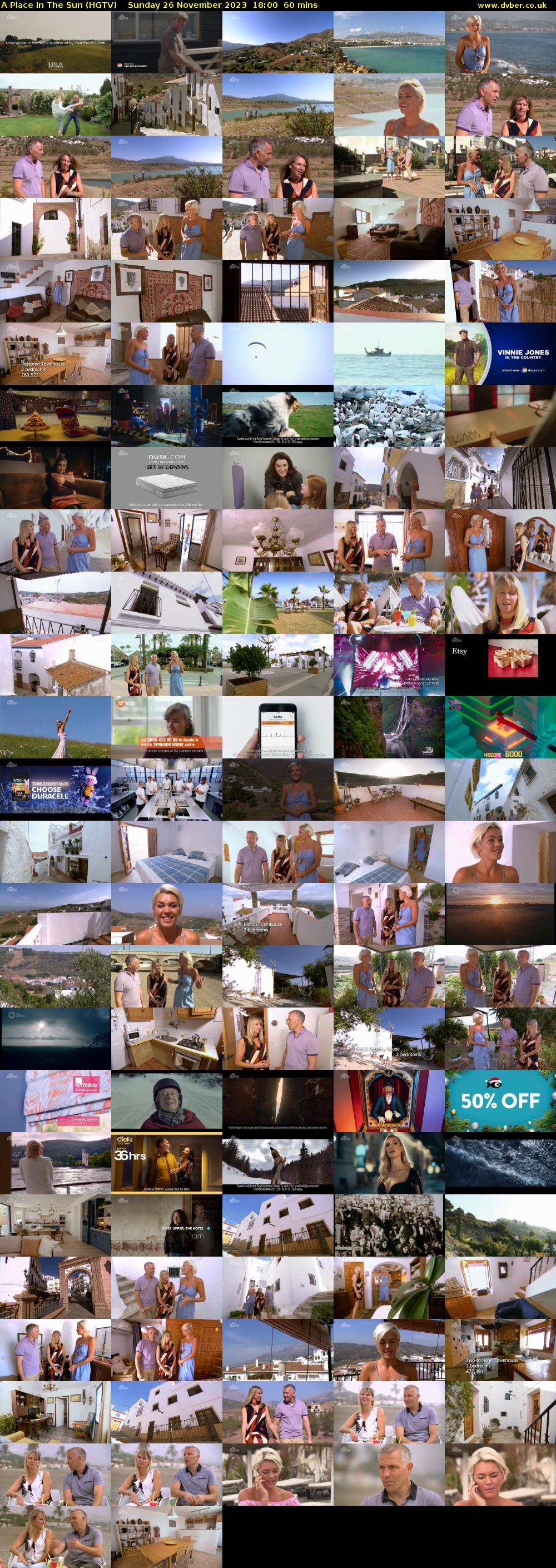 A Place In The Sun (HGTV) Sunday 26 November 2023 18:00 - 19:00