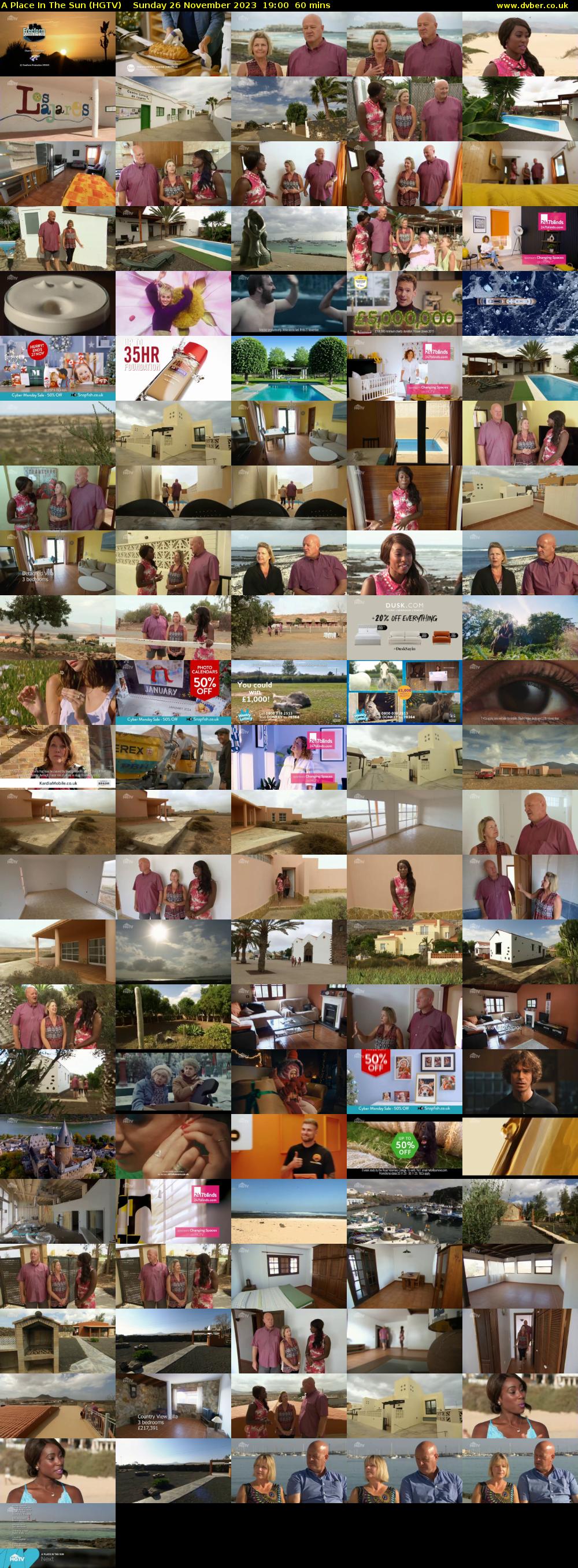 A Place In The Sun (HGTV) Sunday 26 November 2023 19:00 - 20:00