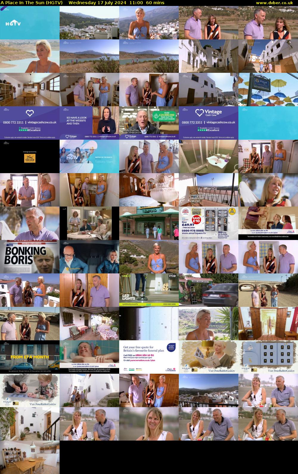 A Place In The Sun (HGTV) Wednesday 17 July 2024 11:00 - 12:00