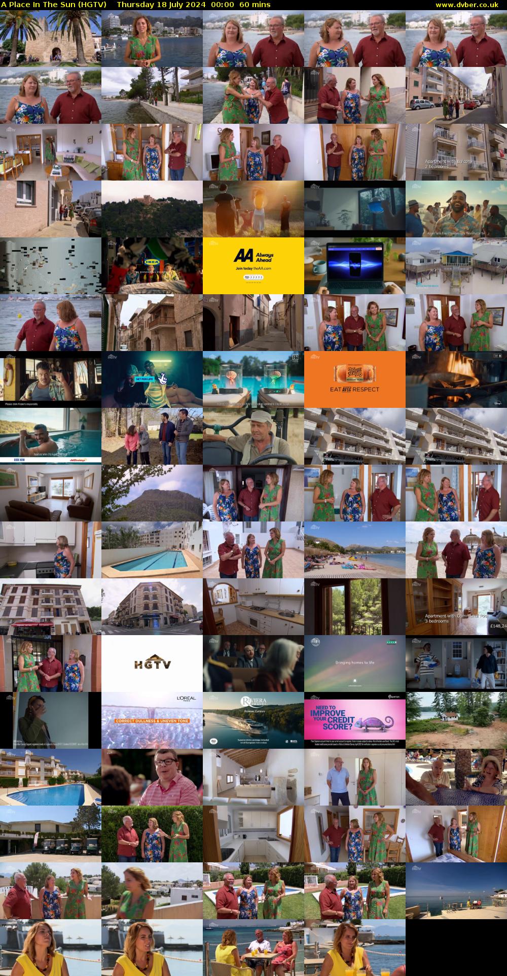 A Place In The Sun (HGTV) Thursday 18 July 2024 00:00 - 01:00