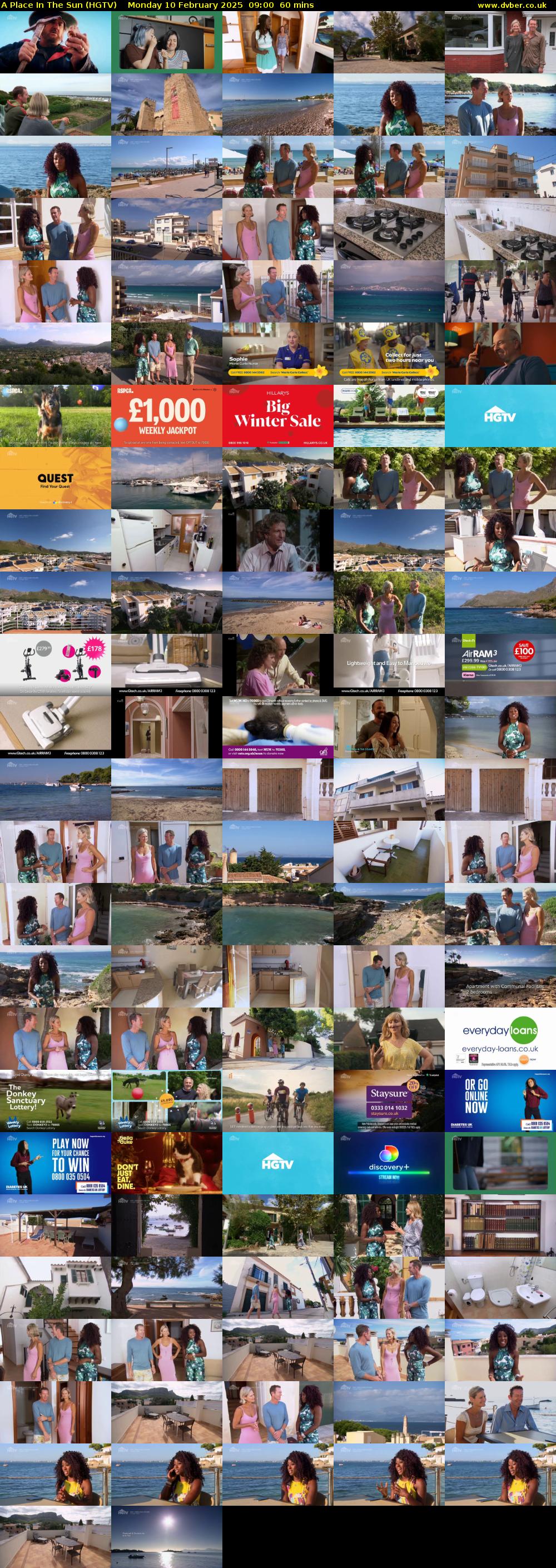 A Place In The Sun (HGTV) Monday 10 February 2025 09:00 - 10:00