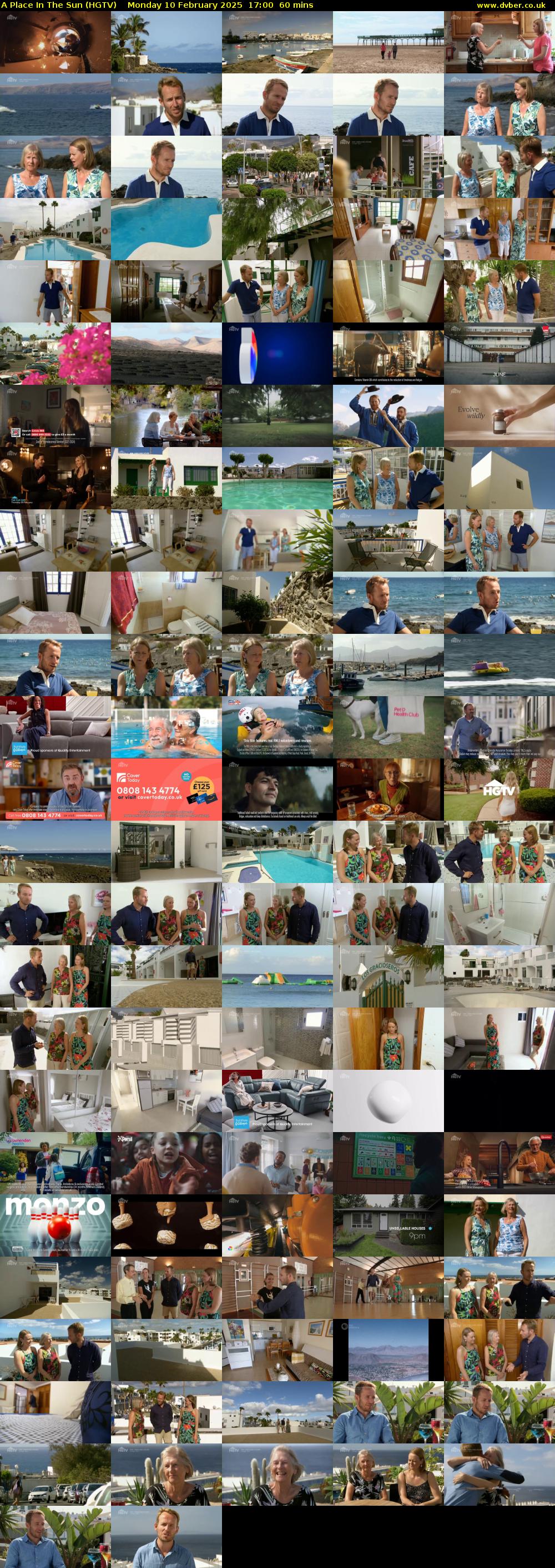 A Place In The Sun (HGTV) Monday 10 February 2025 17:00 - 18:00