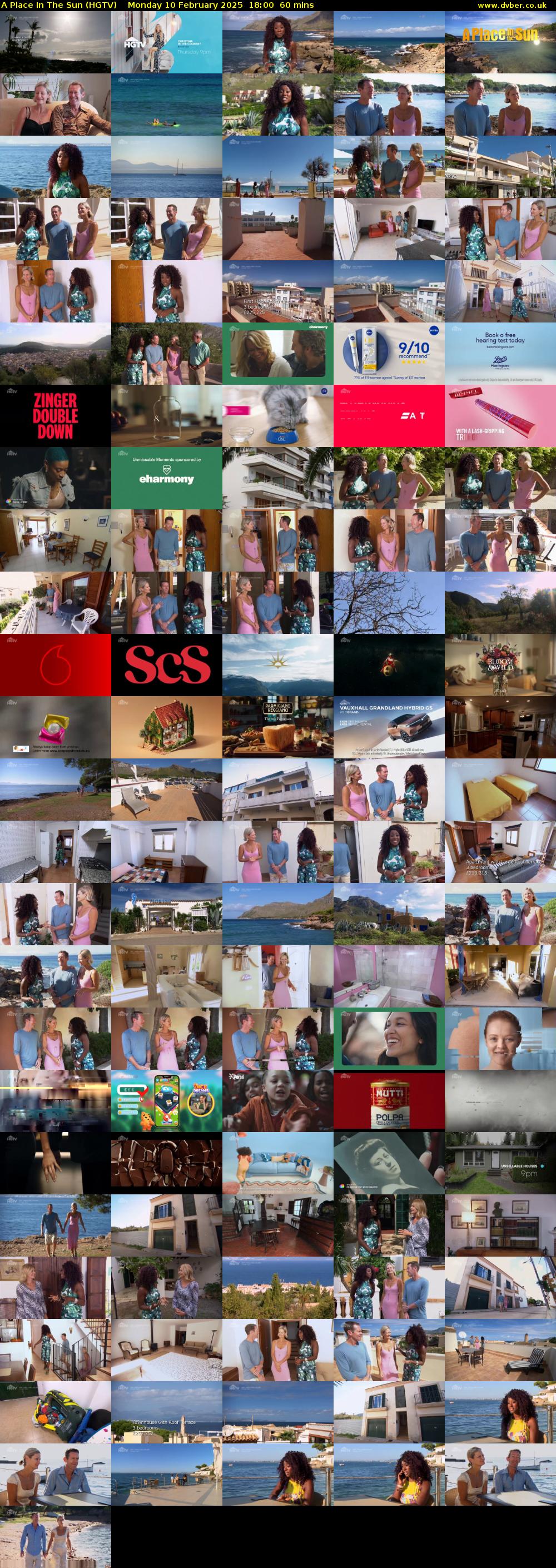 A Place In The Sun (HGTV) Monday 10 February 2025 18:00 - 19:00