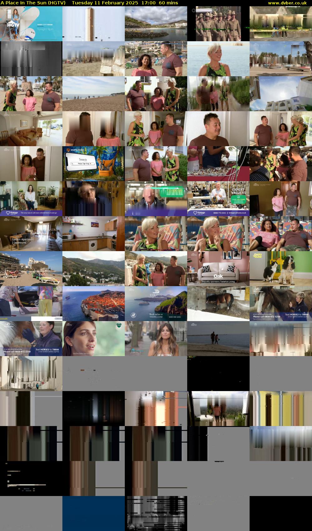 A Place In The Sun (HGTV) Tuesday 11 February 2025 17:00 - 18:00