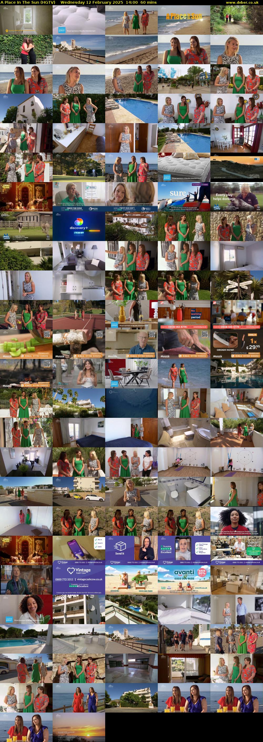 A Place In The Sun (HGTV) Wednesday 12 February 2025 14:00 - 15:00