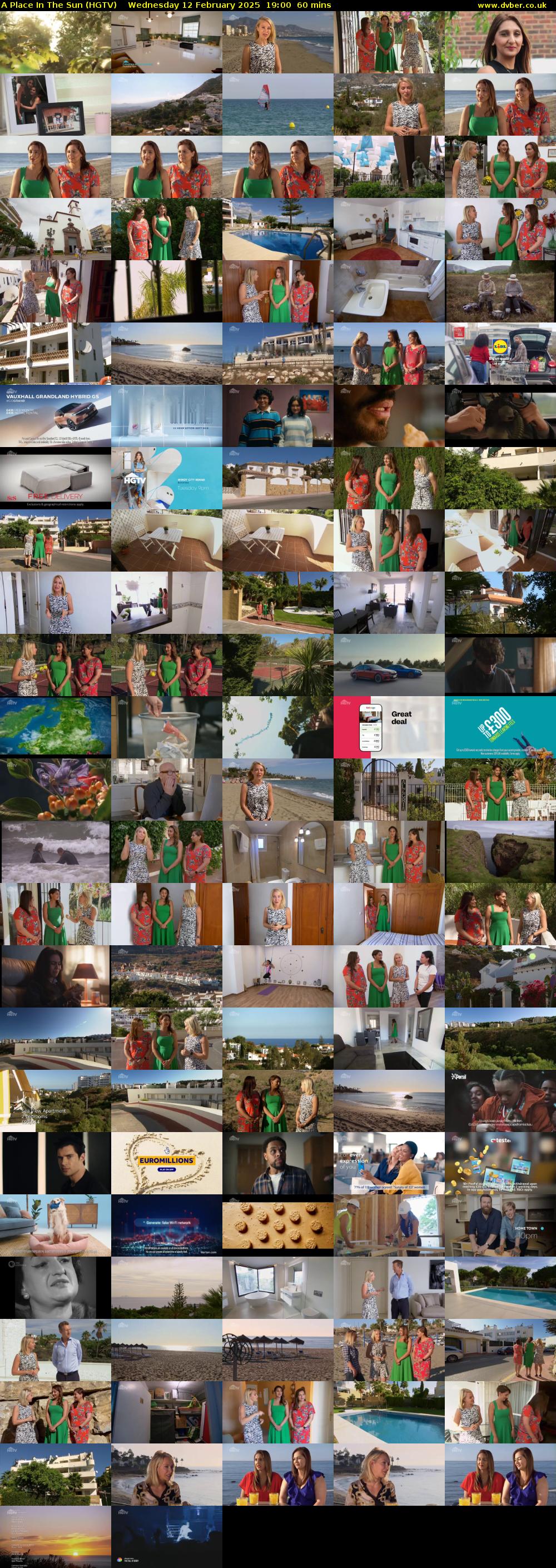 A Place In The Sun (HGTV) Wednesday 12 February 2025 19:00 - 20:00