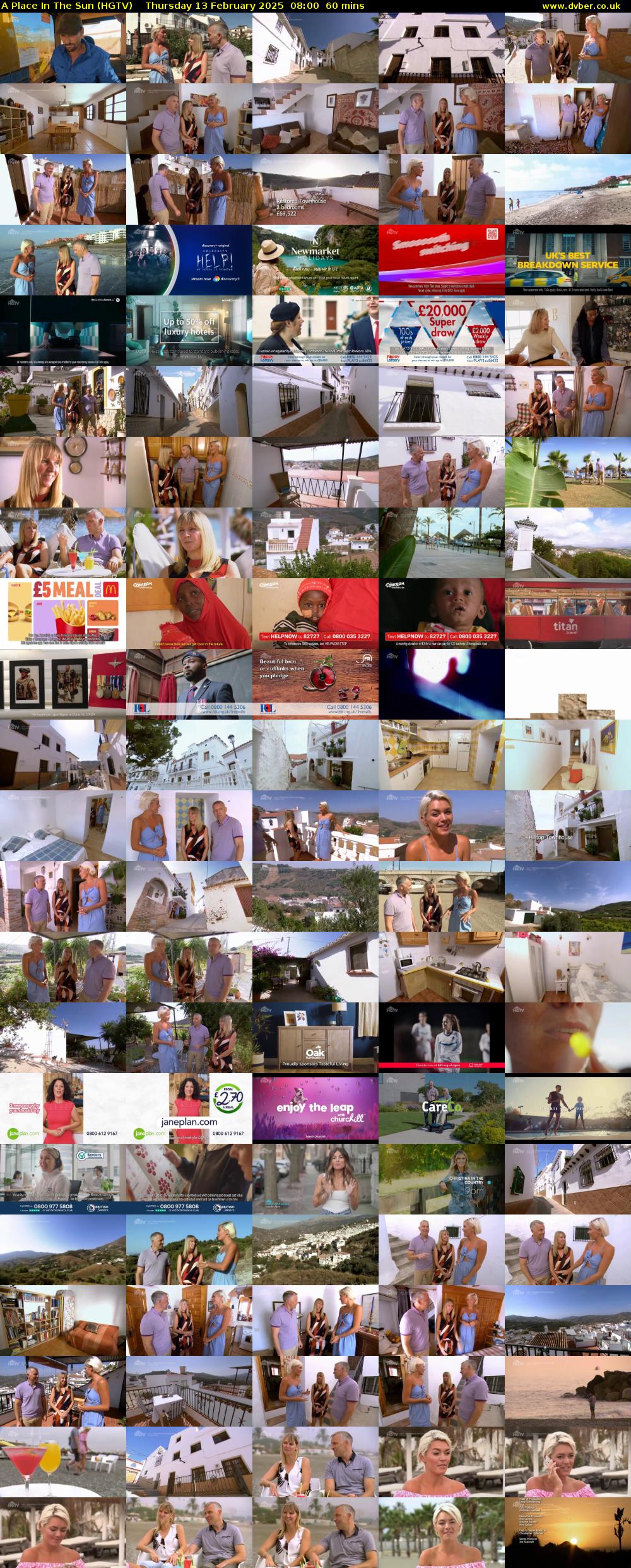 A Place In The Sun (HGTV) Thursday 13 February 2025 08:00 - 09:00