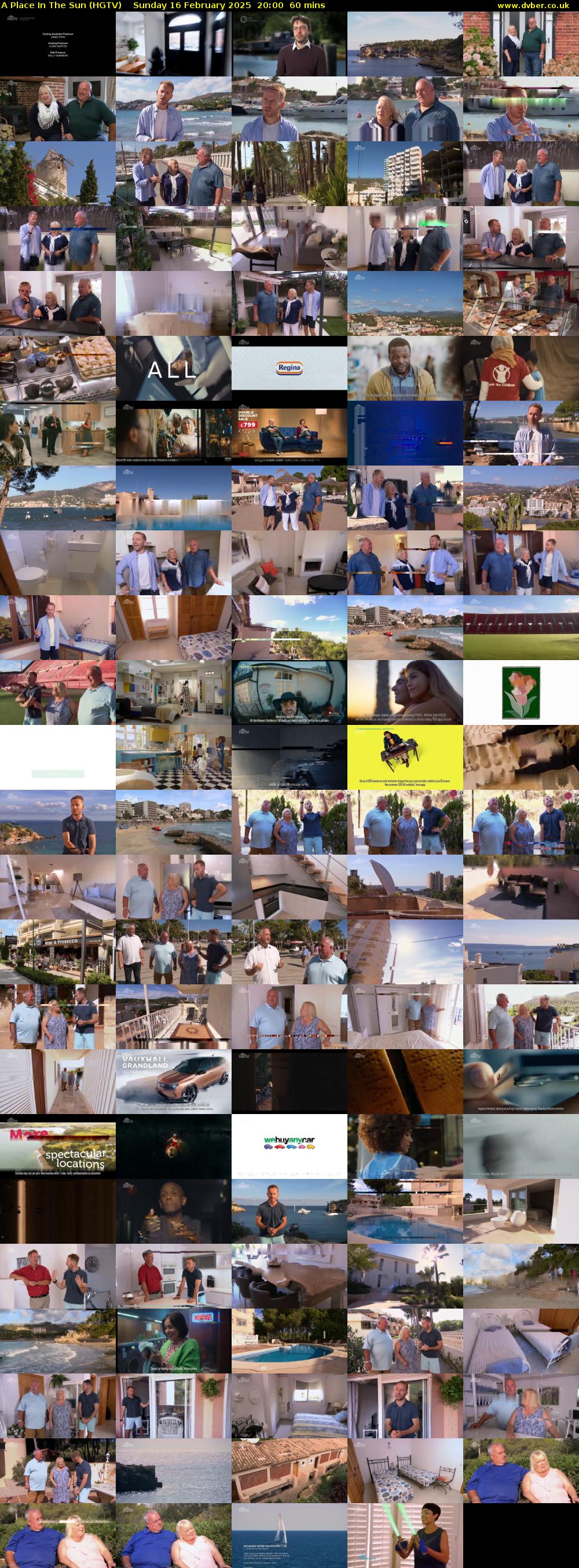 A Place In The Sun (HGTV) Sunday 16 February 2025 20:00 - 21:00