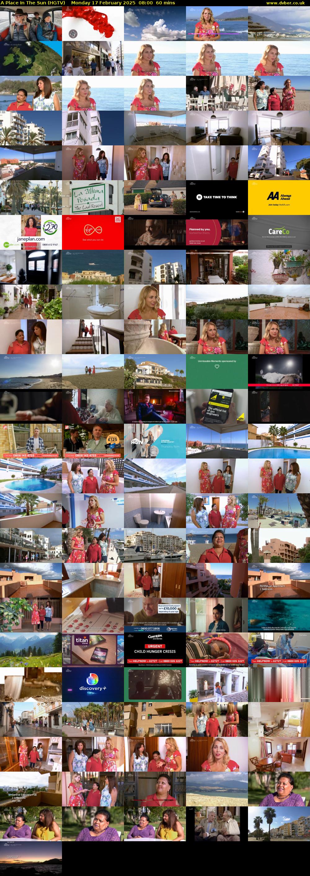 A Place In The Sun (HGTV) Monday 17 February 2025 08:00 - 09:00