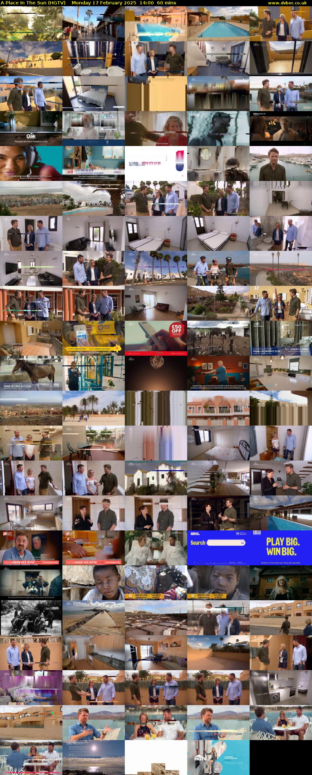 A Place In The Sun (HGTV) Monday 17 February 2025 14:00 - 15:00