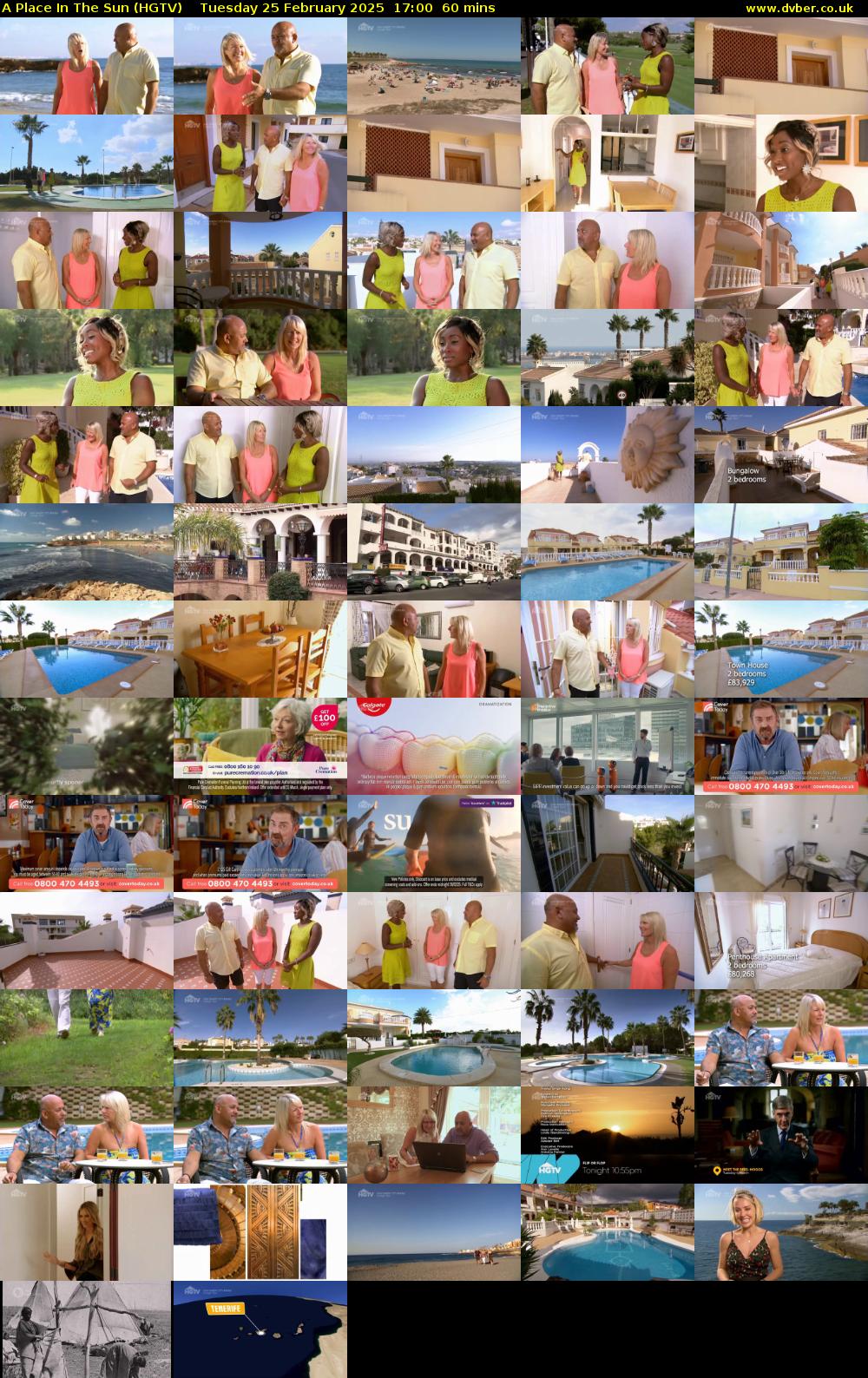 A Place In The Sun (HGTV) Tuesday 25 February 2025 17:00 - 18:00