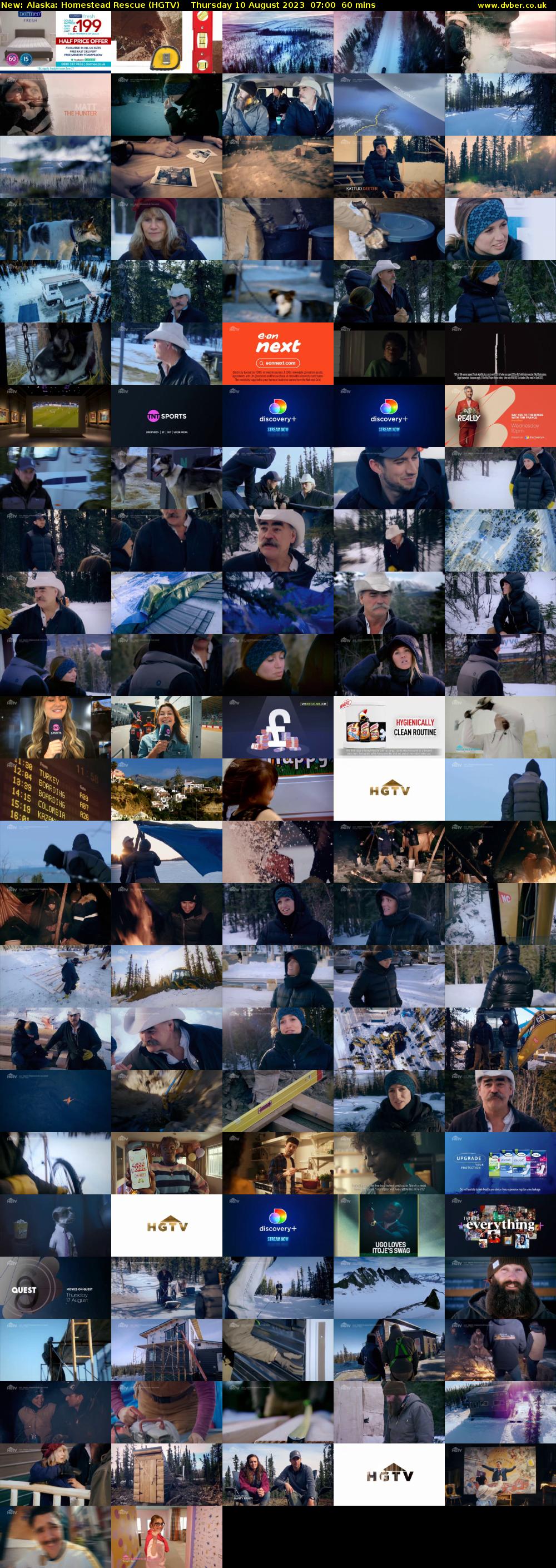 Alaska: Homestead Rescue (HGTV) Thursday 10 August 2023 07:00 - 08:00