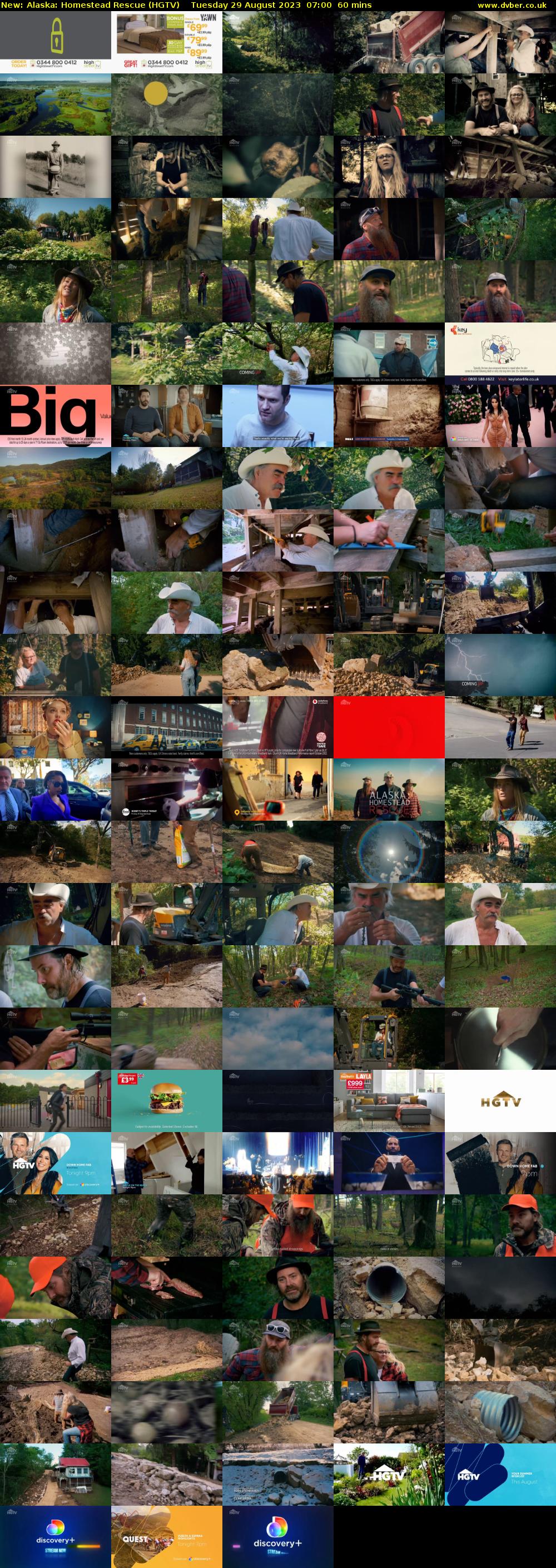 Alaska: Homestead Rescue (HGTV) Tuesday 29 August 2023 07:00 - 08:00