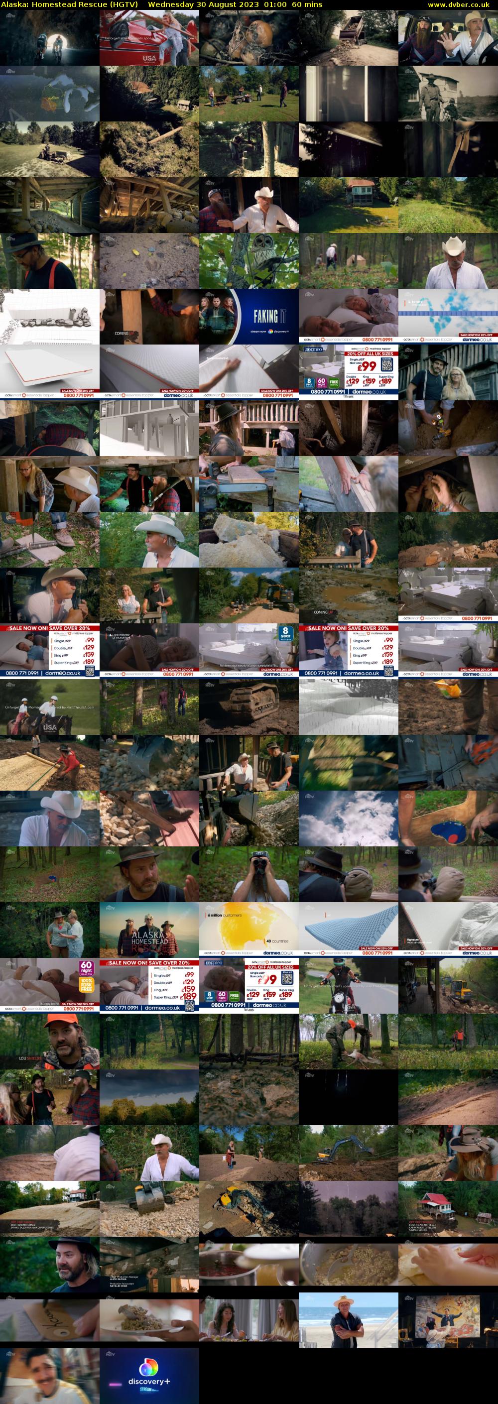 Alaska: Homestead Rescue (HGTV) Wednesday 30 August 2023 01:00 - 02:00