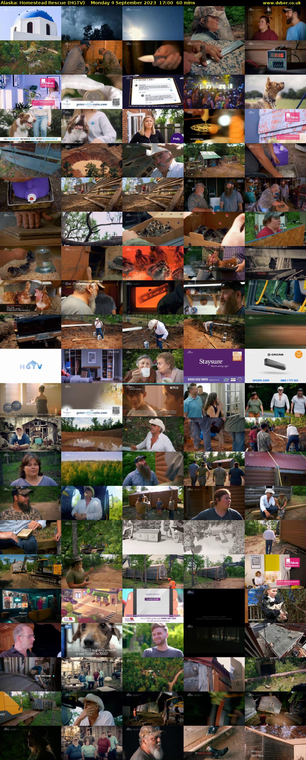 Alaska: Homestead Rescue (HGTV) Monday 4 September 2023 17:00 - 18:00