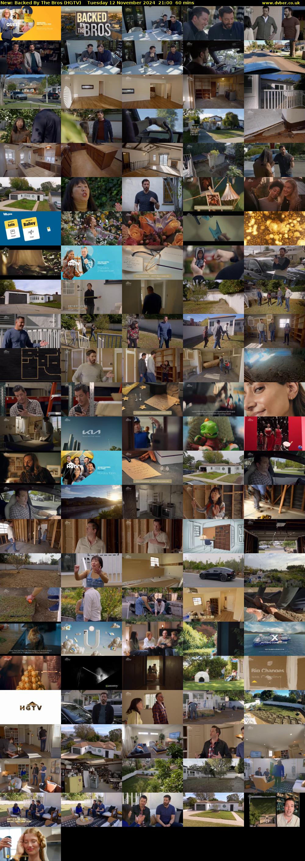 Backed By The Bros (HGTV) Tuesday 12 November 2024 21:00 - 22:00