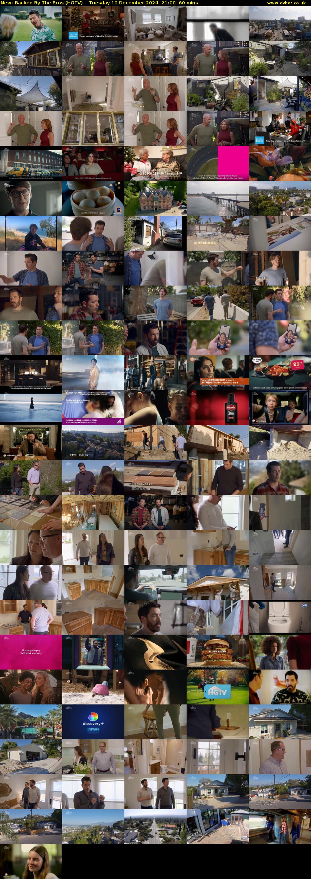 Backed By The Bros (HGTV) Tuesday 10 December 2024 21:00 - 22:00