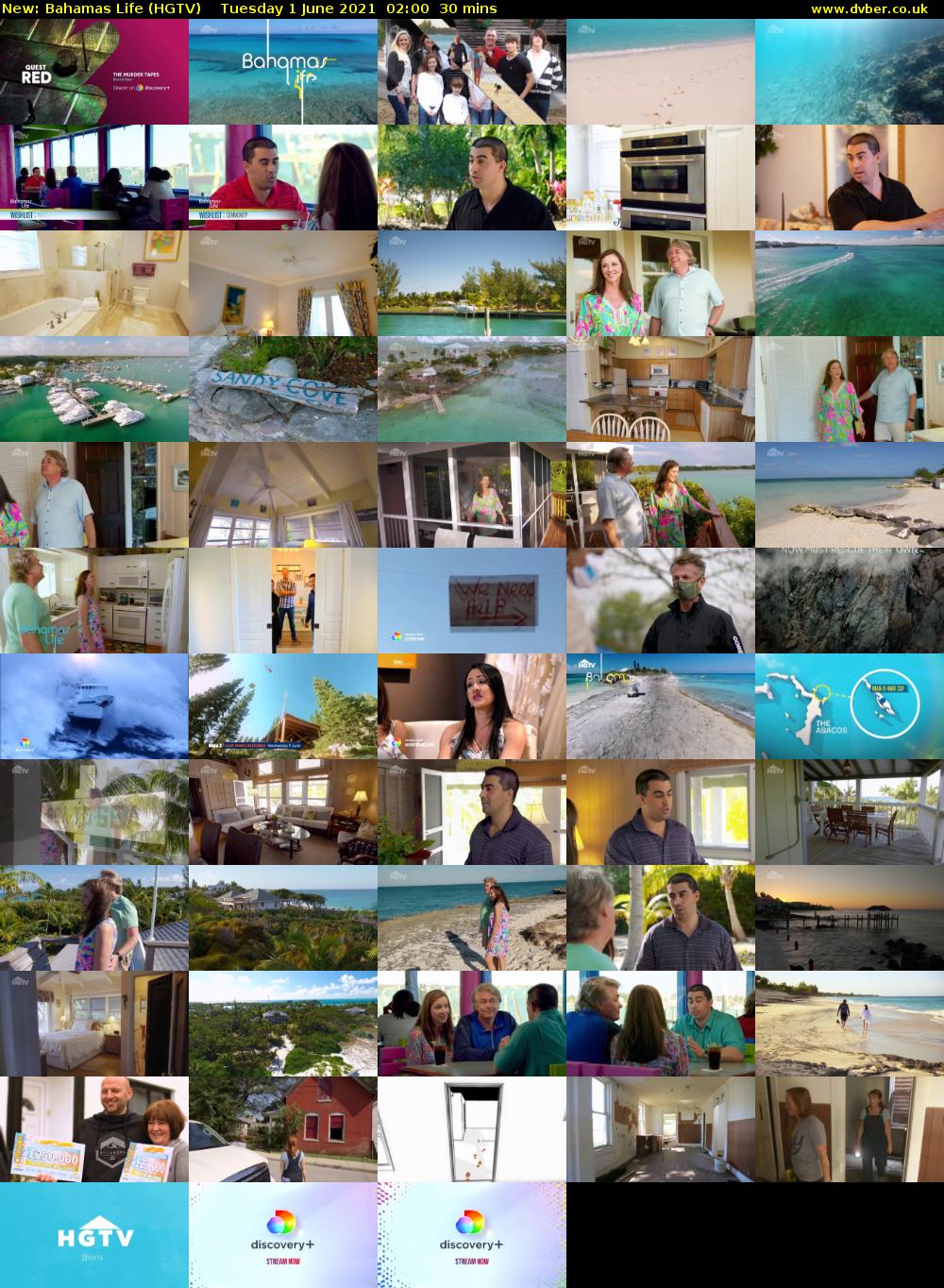 Bahamas Life (HGTV) Tuesday 1 June 2021 02:00 - 02:30