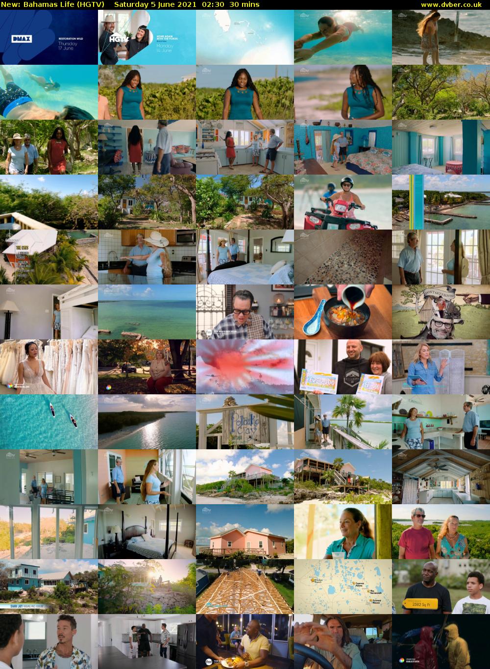Bahamas Life (HGTV) Saturday 5 June 2021 02:30 - 03:00