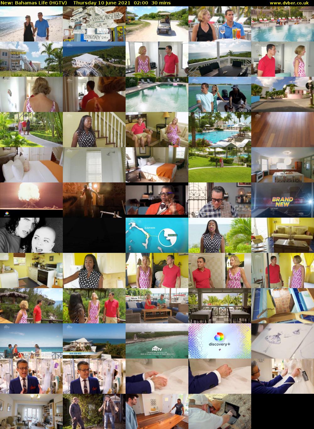 Bahamas Life (HGTV) Thursday 10 June 2021 02:00 - 02:30