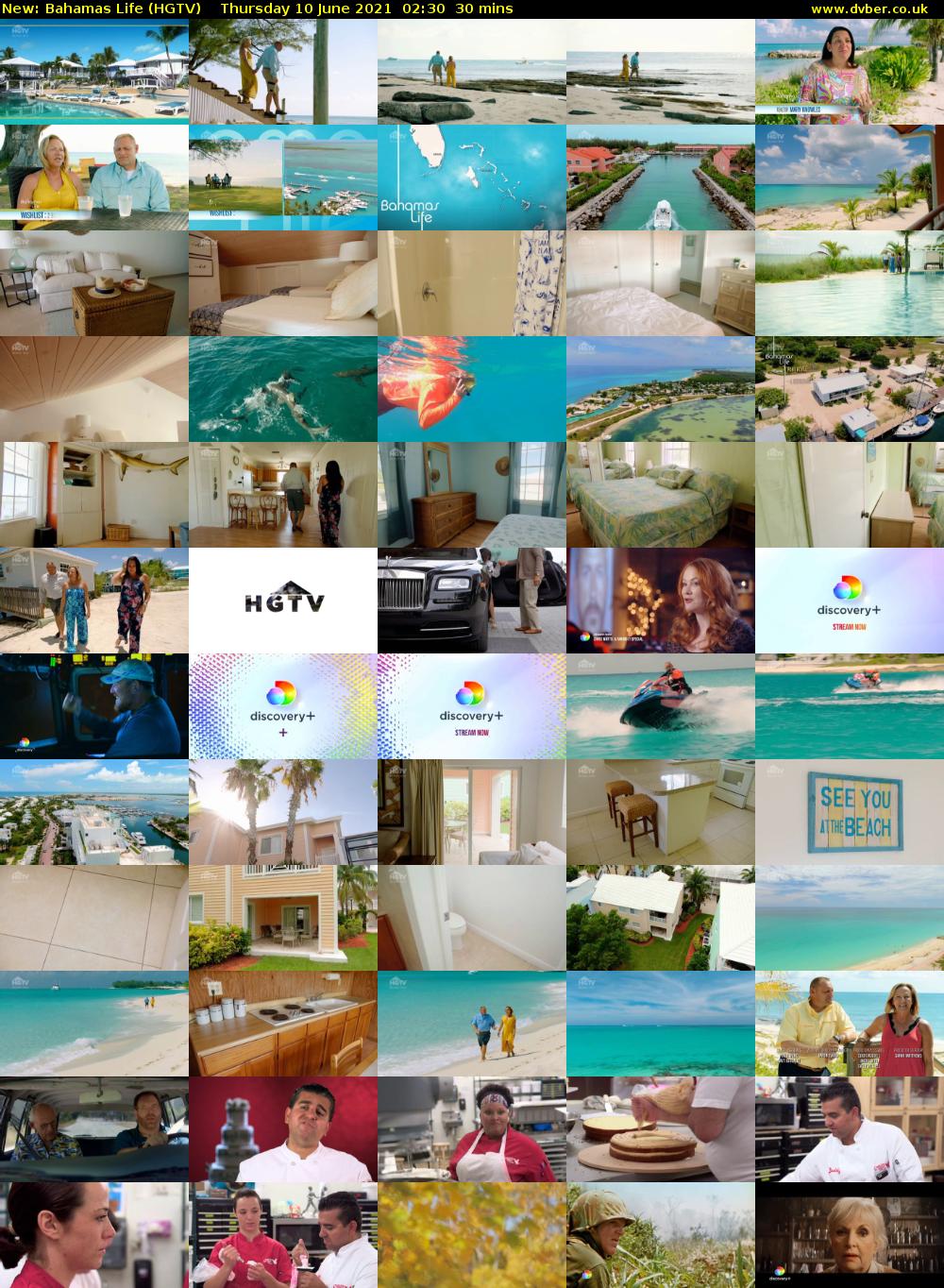 Bahamas Life (HGTV) Thursday 10 June 2021 02:30 - 03:00
