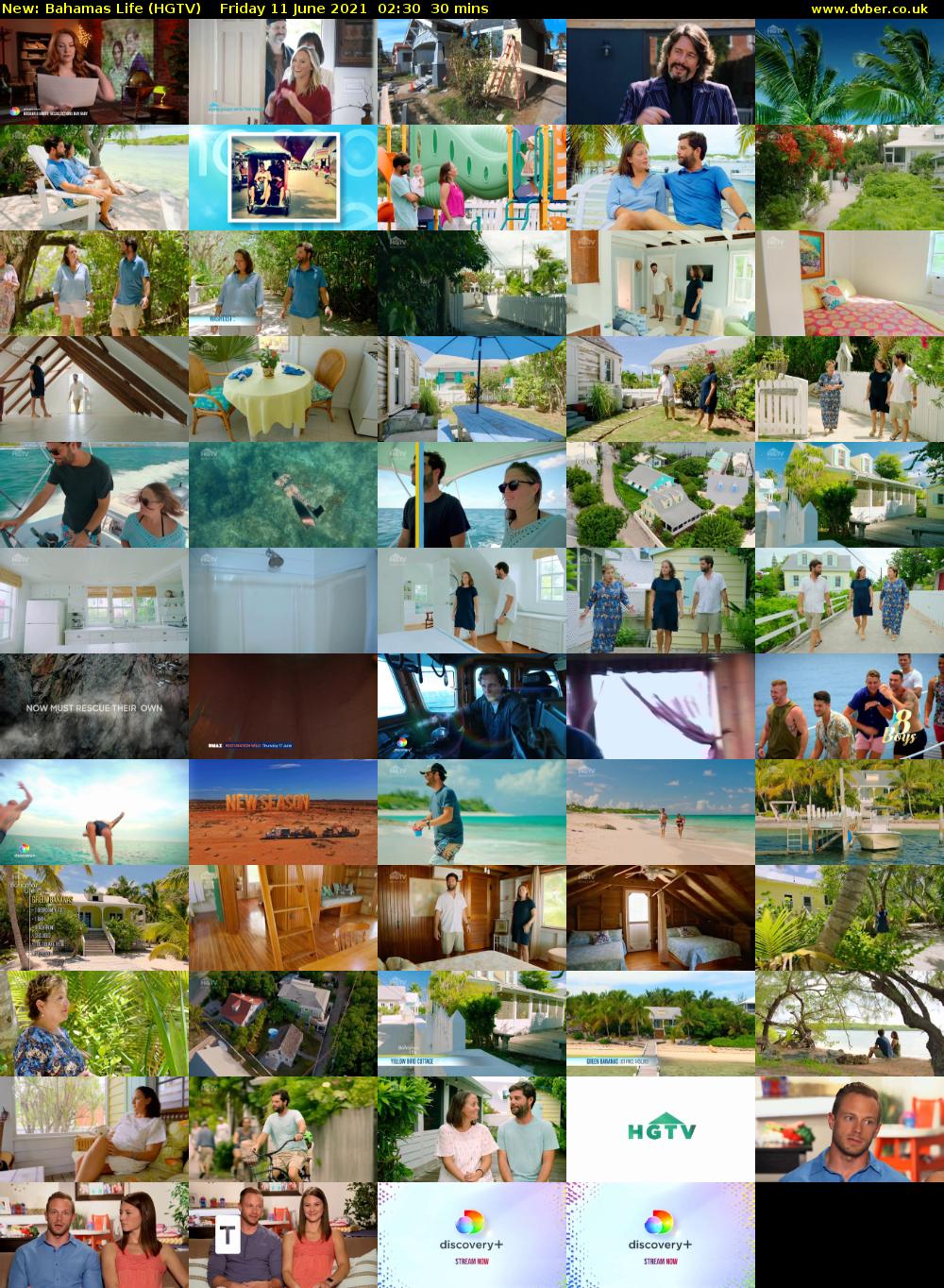 Bahamas Life (HGTV) Friday 11 June 2021 02:30 - 03:00