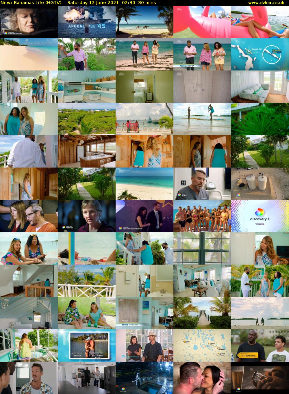 Bahamas Life (HGTV) Saturday 12 June 2021 02:30 - 03:00