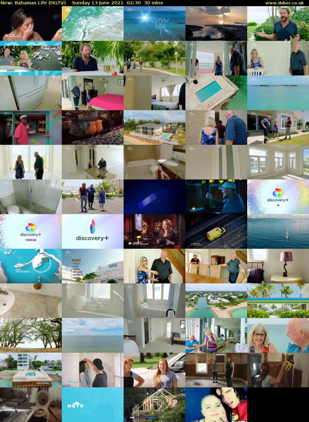Bahamas Life (HGTV) Sunday 13 June 2021 02:30 - 03:00