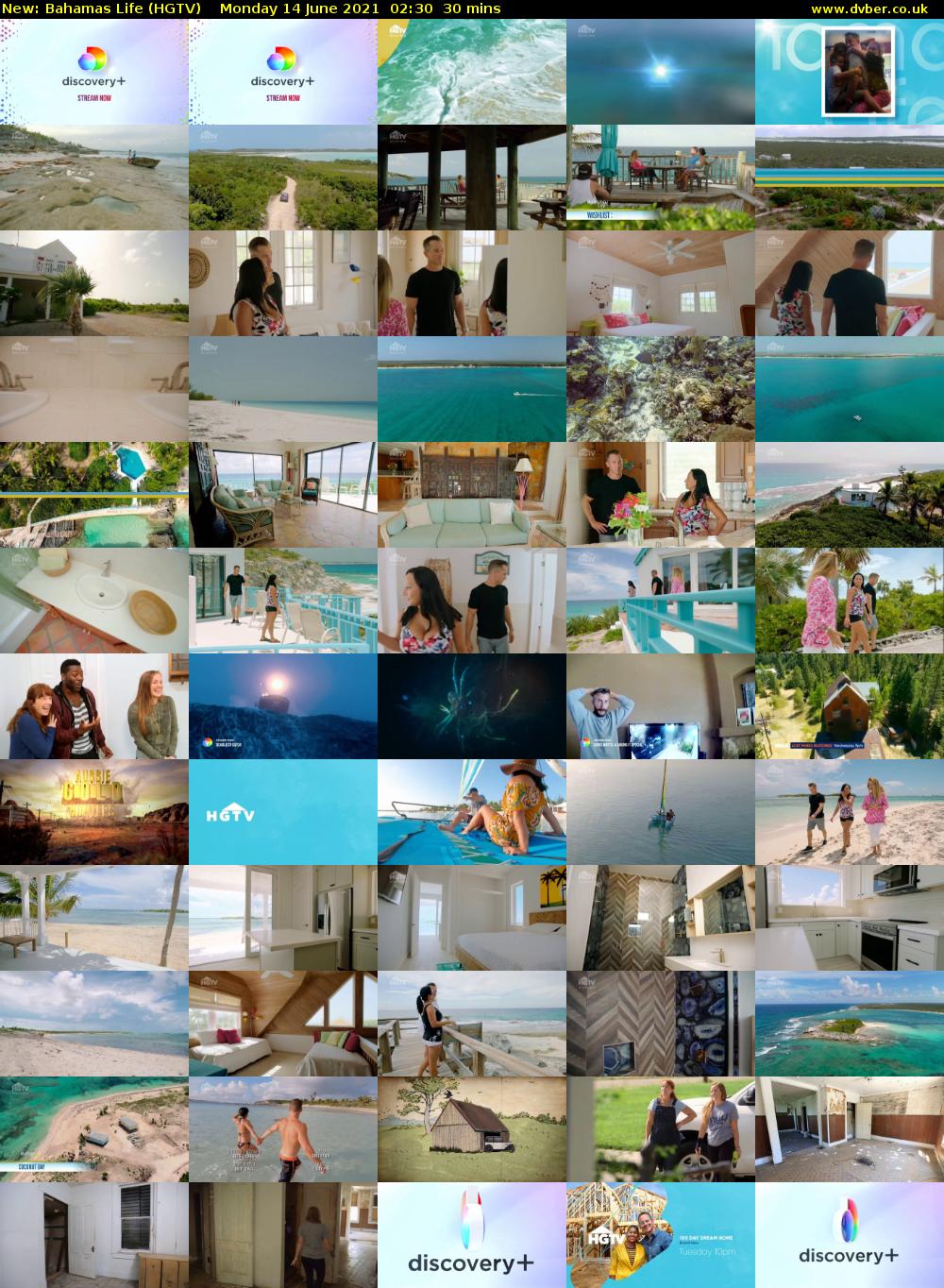 Bahamas Life (HGTV) Monday 14 June 2021 02:30 - 03:00