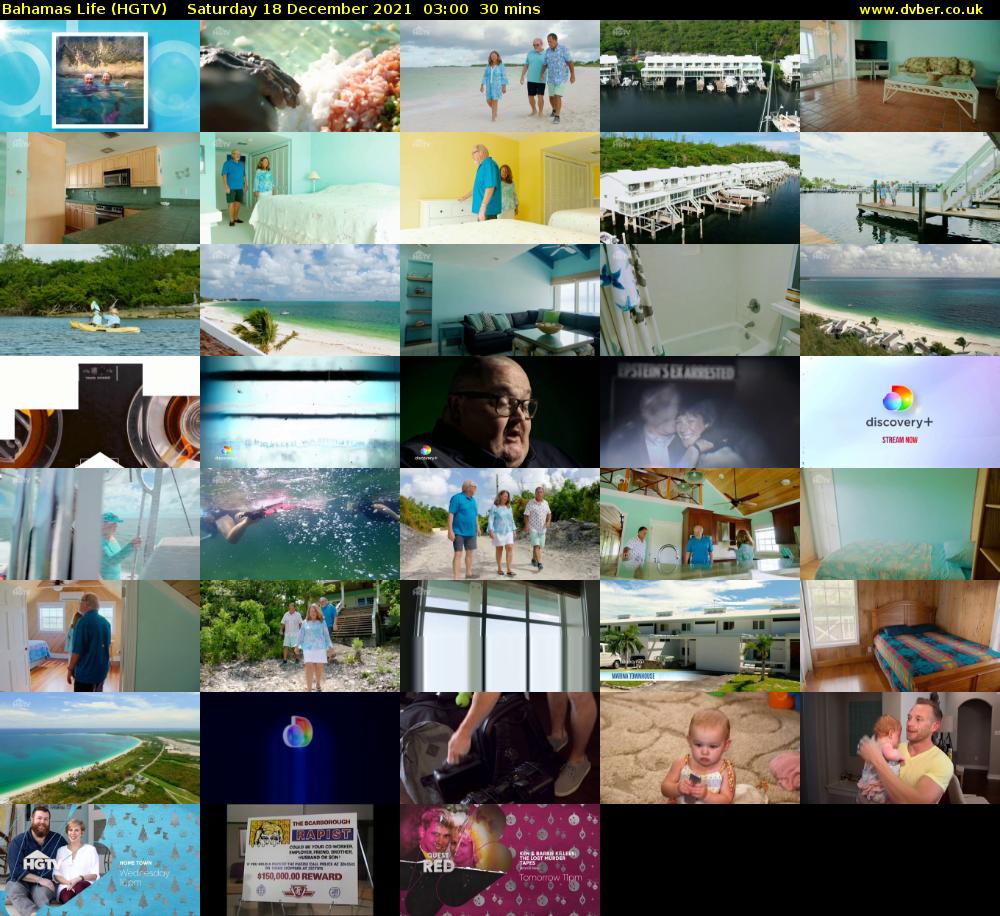 Bahamas Life (HGTV) Saturday 18 December 2021 03:00 - 03:30