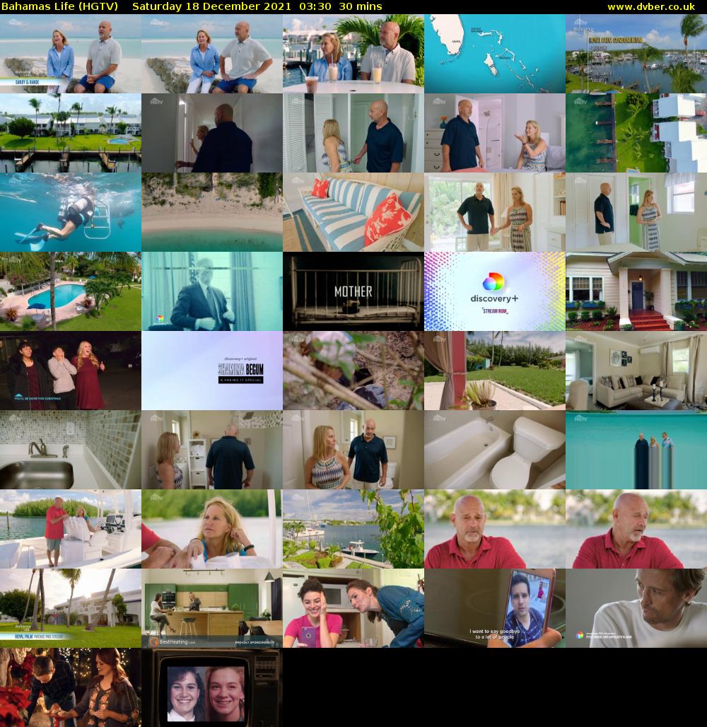 Bahamas Life (HGTV) Saturday 18 December 2021 03:30 - 04:00