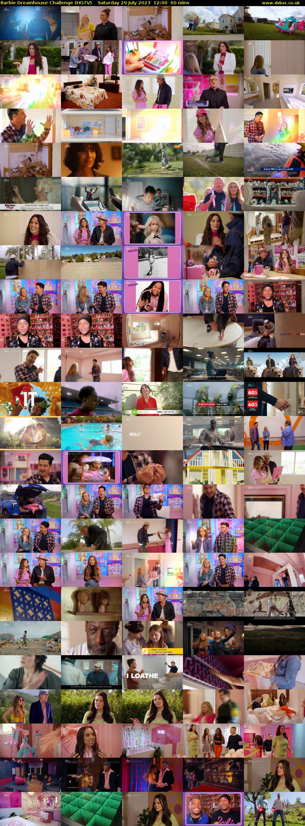Barbie Dreamhouse Challenge (HGTV) Saturday 29 July 2023 12:00 - 13:00