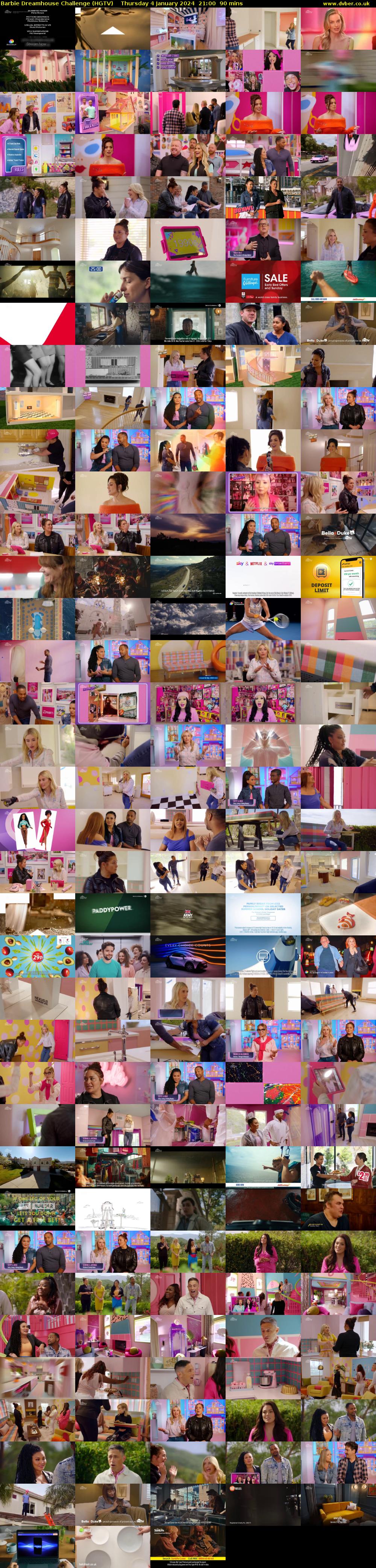 Barbie Dreamhouse Challenge (HGTV) Thursday 4 January 2024 21:00 - 22:30