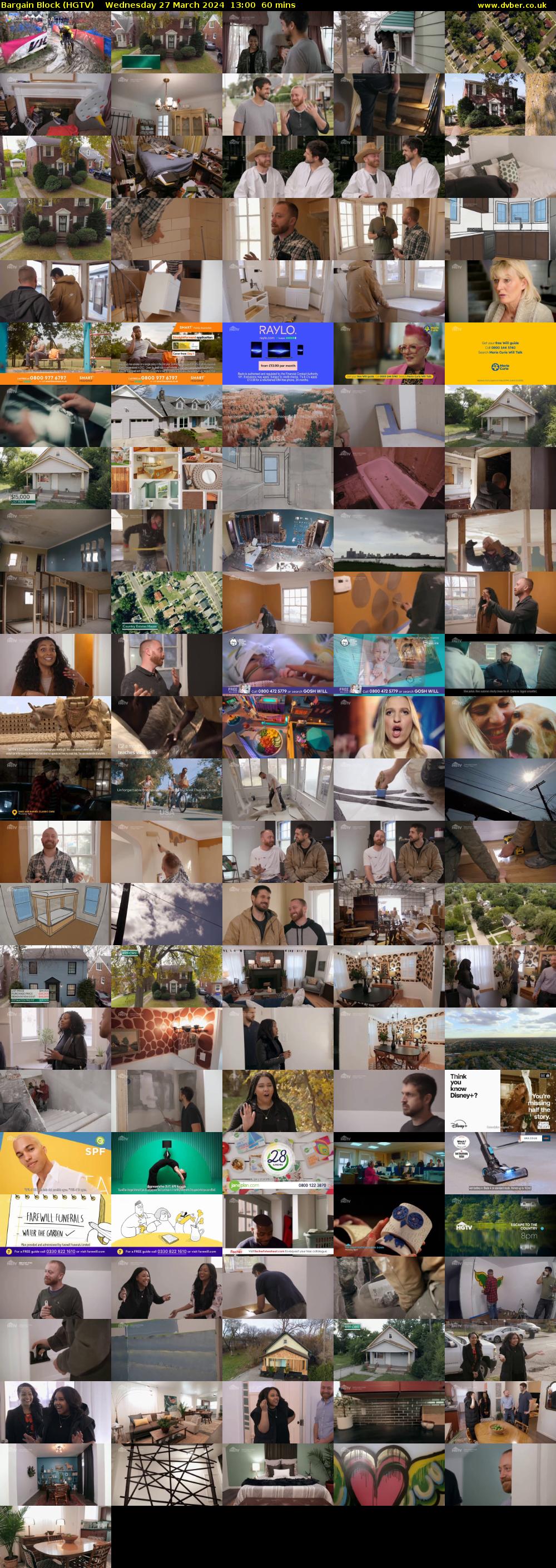 Bargain Block (HGTV) Wednesday 27 March 2024 13:00 - 14:00