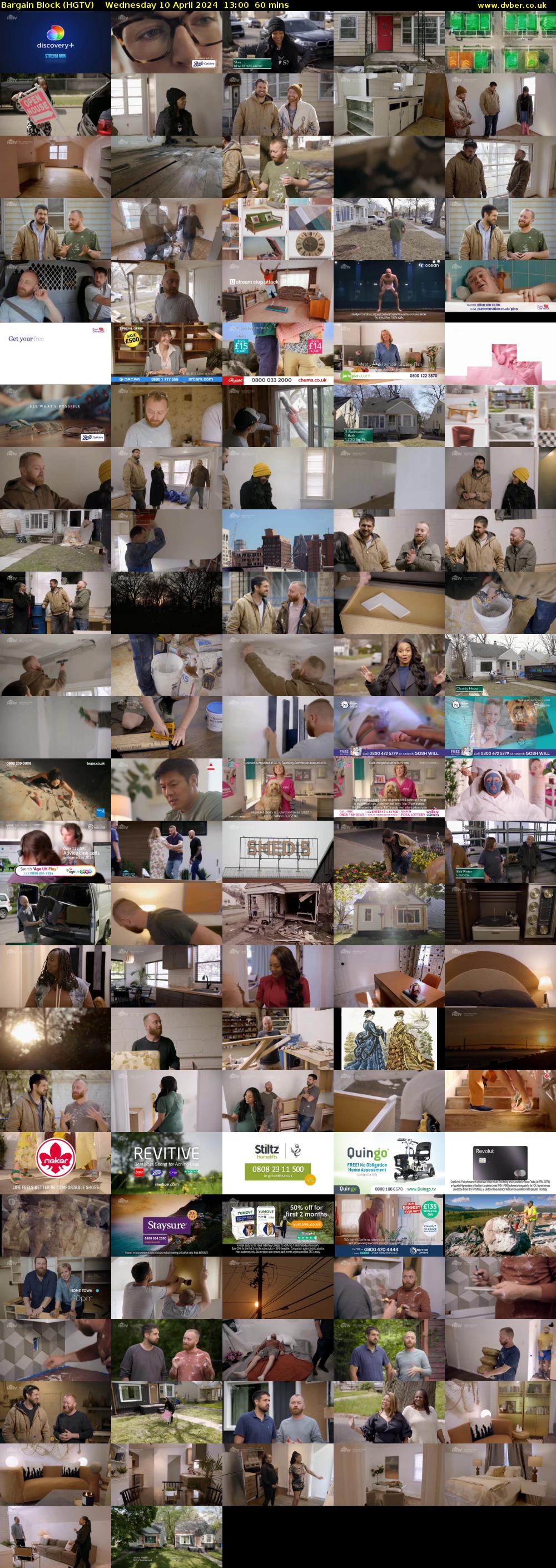 Bargain Block (HGTV) Wednesday 10 April 2024 13:00 - 14:00