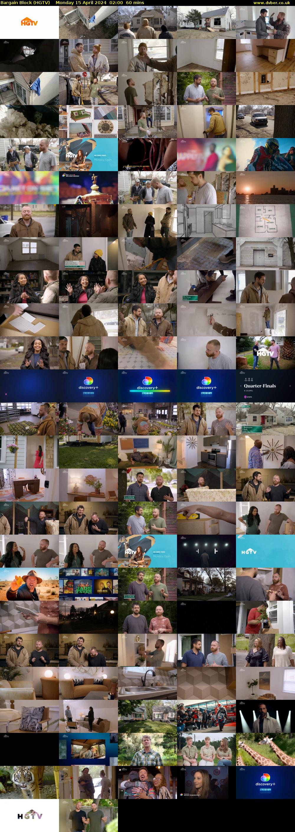 Bargain Block (HGTV) Monday 15 April 2024 02:00 - 03:00
