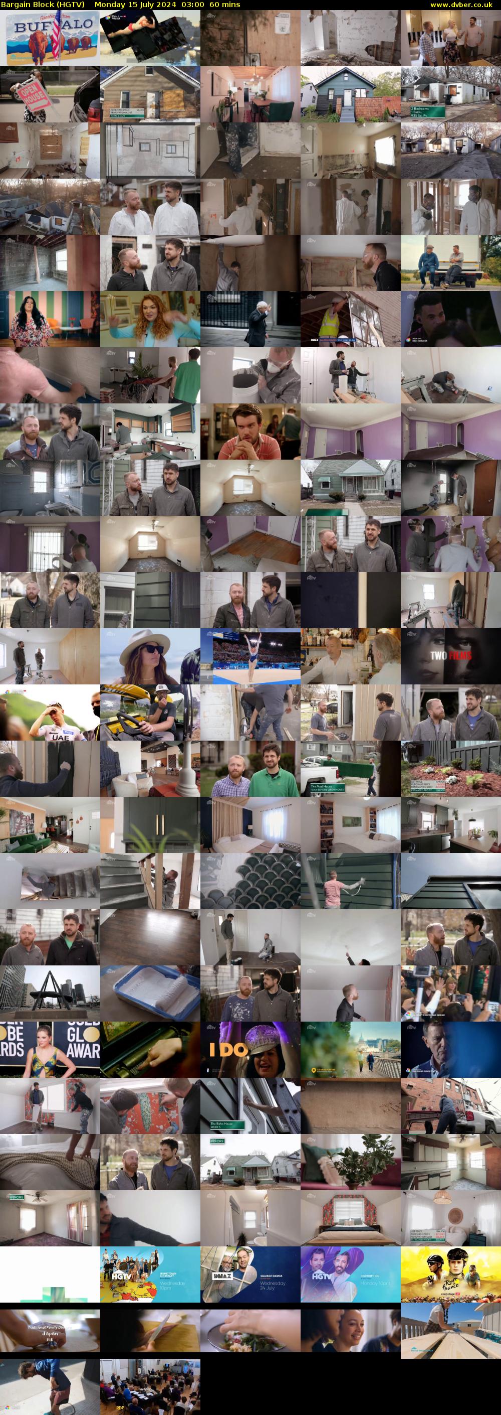 Bargain Block (HGTV) Monday 15 July 2024 03:00 - 04:00
