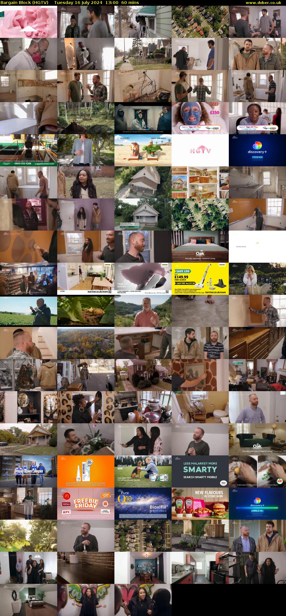 Bargain Block (HGTV) Tuesday 16 July 2024 13:00 - 14:00