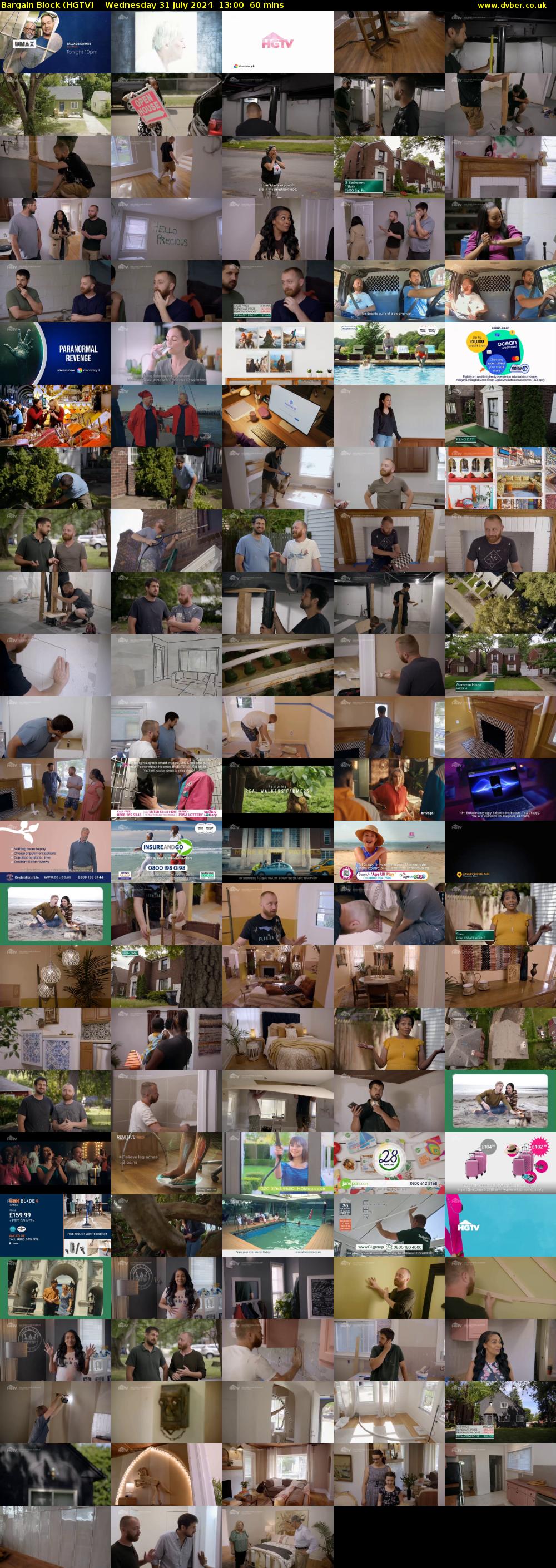 Bargain Block (HGTV) Wednesday 31 July 2024 13:00 - 14:00