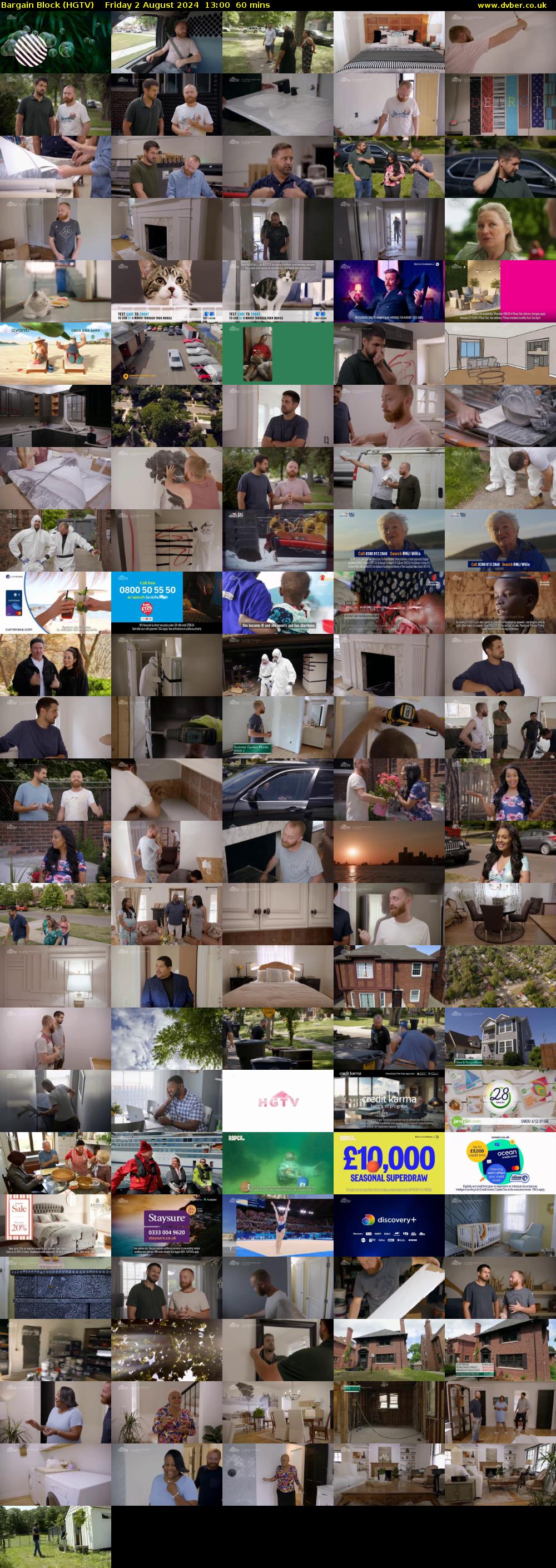 Bargain Block (HGTV) Friday 2 August 2024 13:00 - 14:00