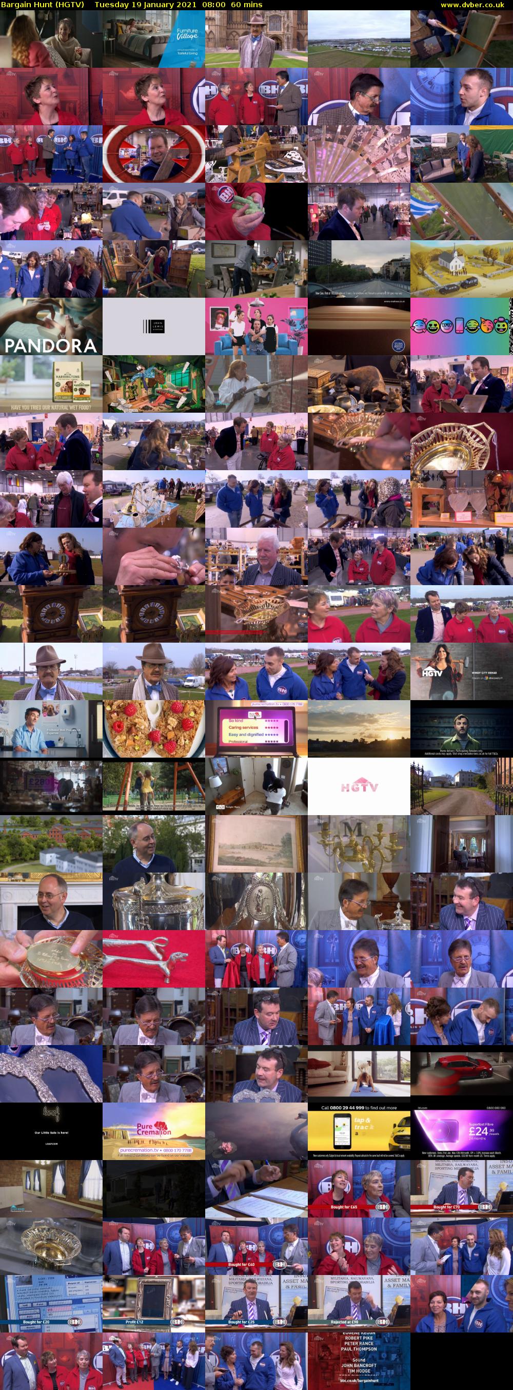 Bargain Hunt (HGTV) Tuesday 19 January 2021 08:00 - 09:00