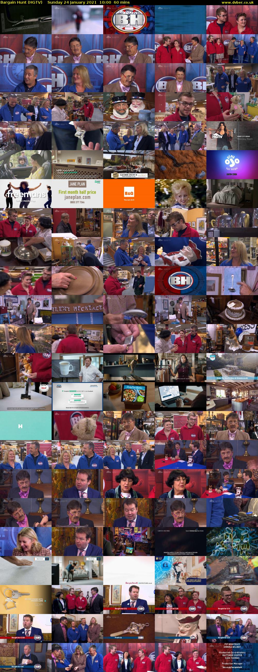 Bargain Hunt (HGTV) Sunday 24 January 2021 10:00 - 11:00