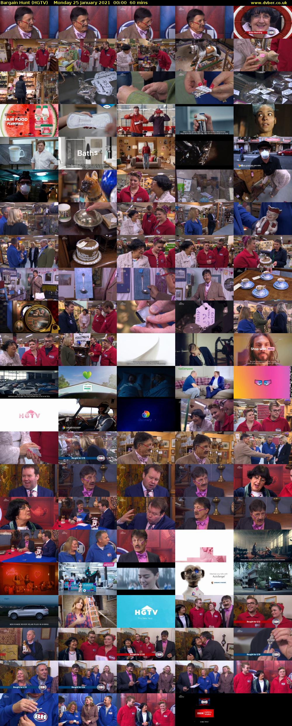 Bargain Hunt (HGTV) Monday 25 January 2021 00:00 - 01:00