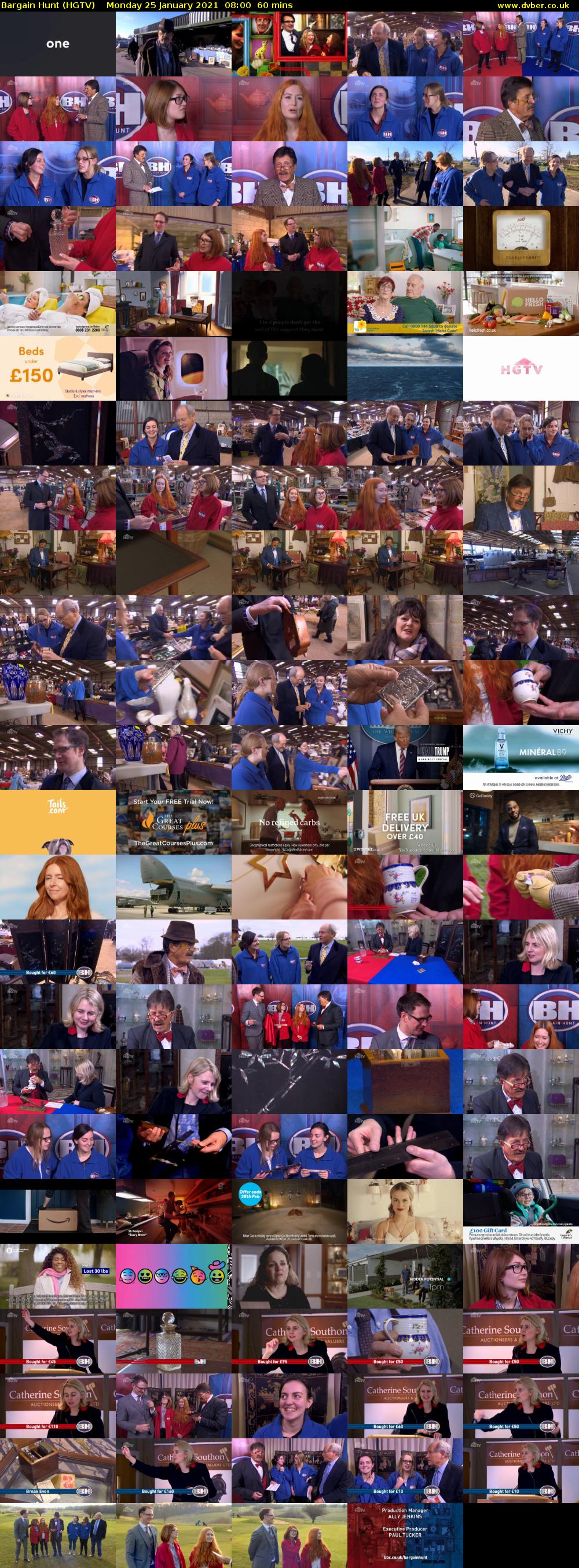Bargain Hunt (HGTV) Monday 25 January 2021 08:00 - 09:00