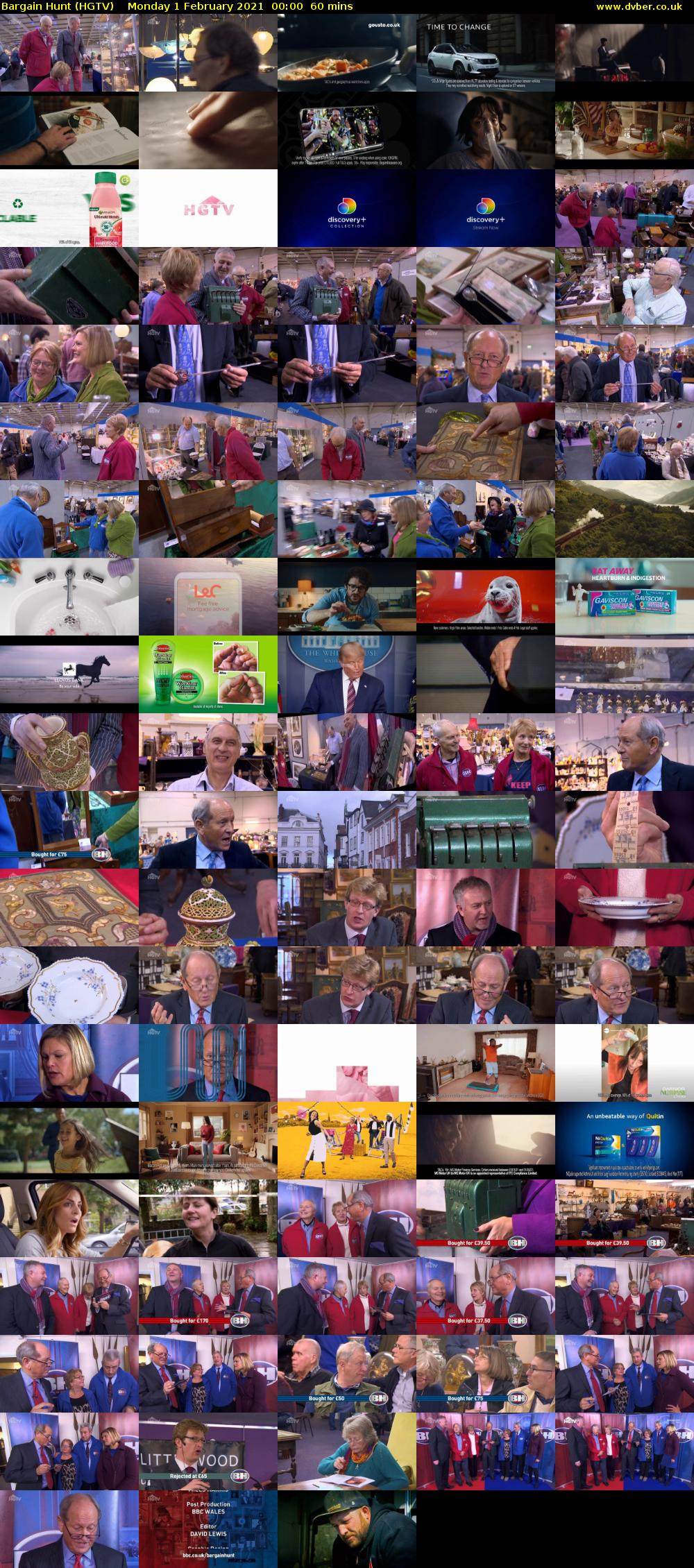 Bargain Hunt (HGTV) Monday 1 February 2021 00:00 - 01:00