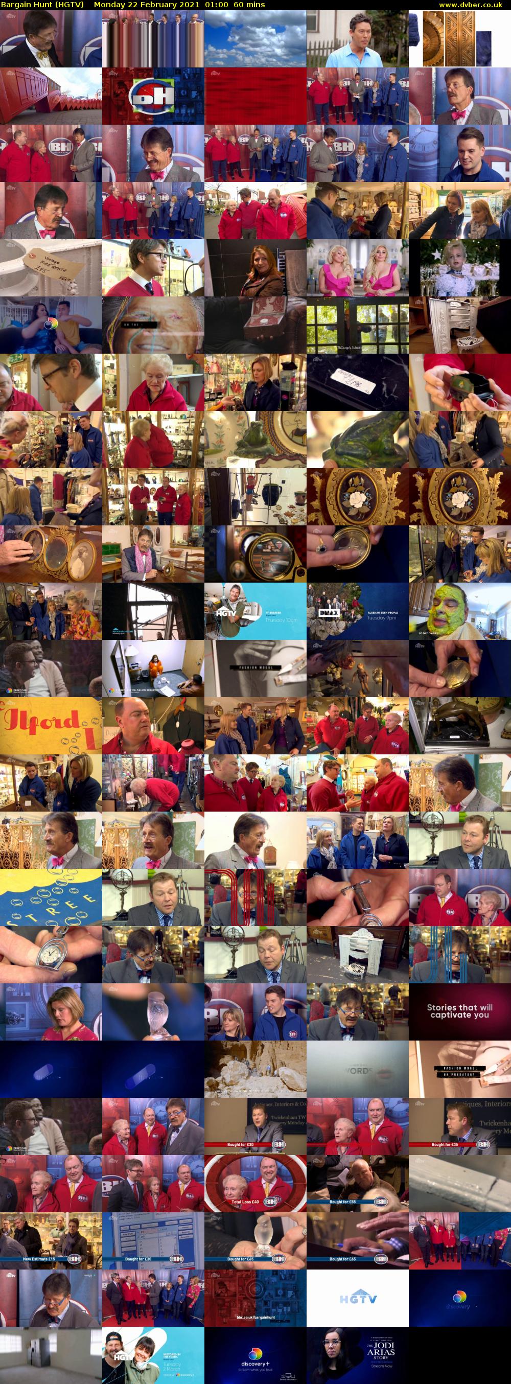 Bargain Hunt (HGTV) Monday 22 February 2021 01:00 - 02:00